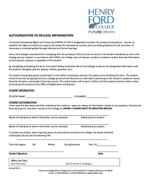 Authorization to Release Information