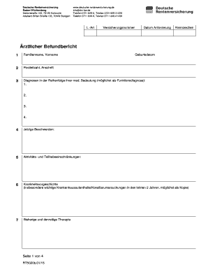 Ärztlicher Befundbericht