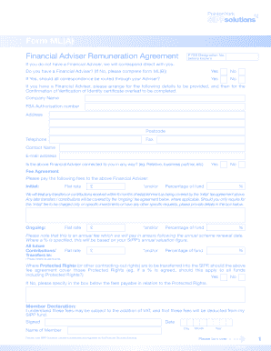Financial Adviser Remuneration Agreement