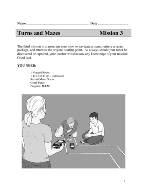Robot Maze Navigation Mission
