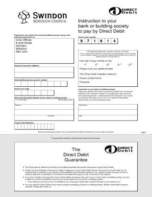 Direct Debit Mandate