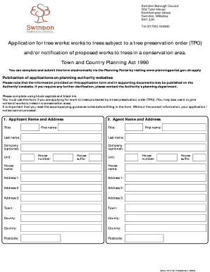 Application for Tree Works