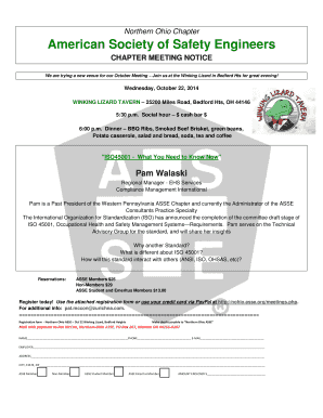 Northern Ohio Chapter American Society of Safety Engineers