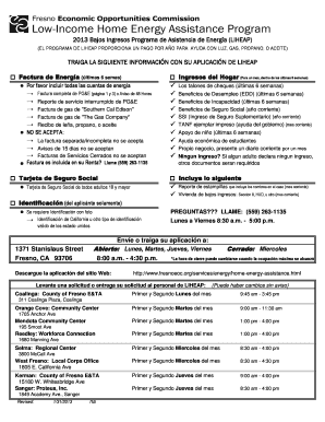 TRAIGA LA SIGUIENTE INFORMACIN CON SU APLICACIN DE LIHEAP