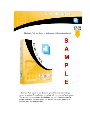 Lawn Care Estimate Template