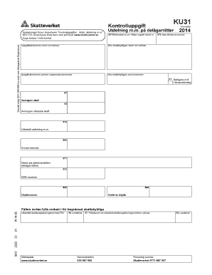 Swedish Dividend Tax Return Form