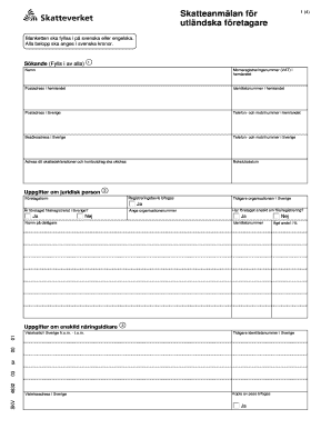Swedish Tax Declaration for Foreign Companies