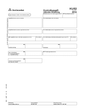 Swedish Foreign Insurance Report KU52