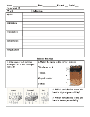 Science Homework Assignment