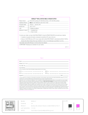 Berkley Mix & Match Mail-In Rebate Form