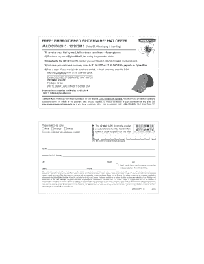 Embroidered SpiderWire Hat Offer