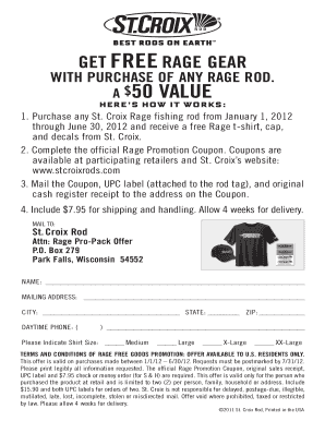 St. Croix Rage Promotion Coupon