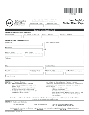 Land Registry Application Form