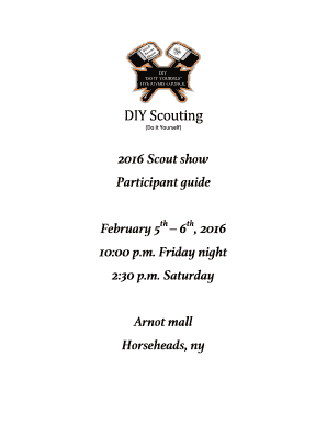 DIY Scouting registration - fiveriversorg