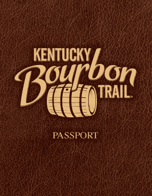 Kentucky Bourbon Trail Passport