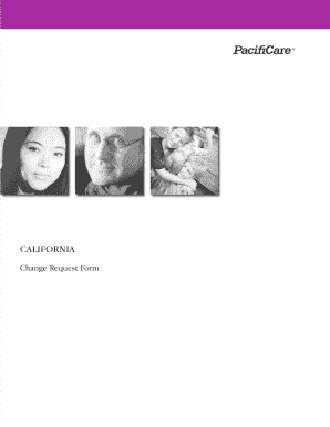 California Change Request Form
