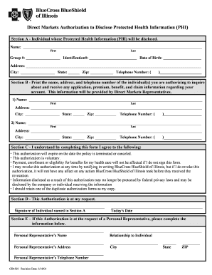 Authorization to Disclose Protected Health Information (PHI)