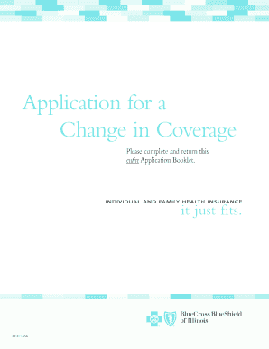 Application for a Change in Coverage