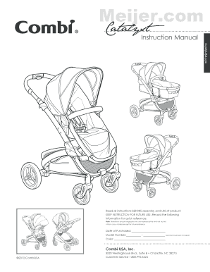 Combi USA Stroller Instruction Manual