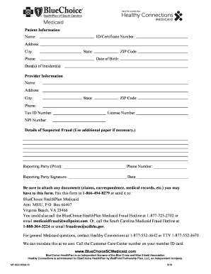 Fraud Referral Form