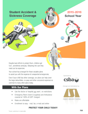 Student Accident & Sickness Coverage Form