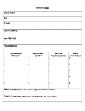 Action Plan Template
