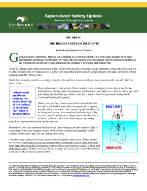 Supervisors’ Safety Update