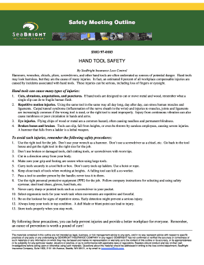 Safety Meeting Outline
