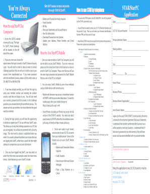 STAR/STAR-PC Agreement and Disclosure