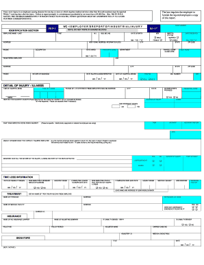 Employer's Report of Industrial Injury