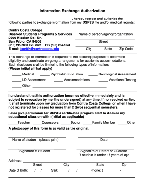 Information Exchange Authorization
