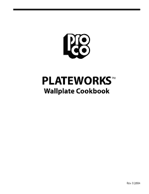 Wallplate Order Template
