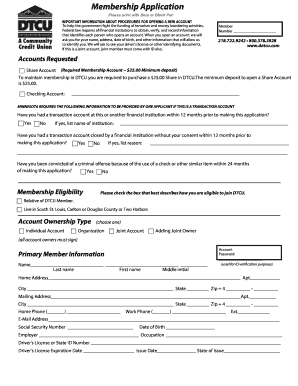 Membership Application Form