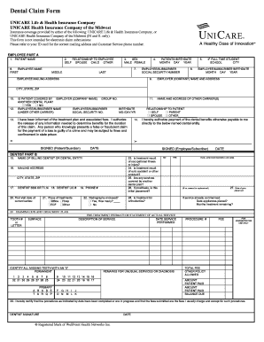 Dental Claim Form
