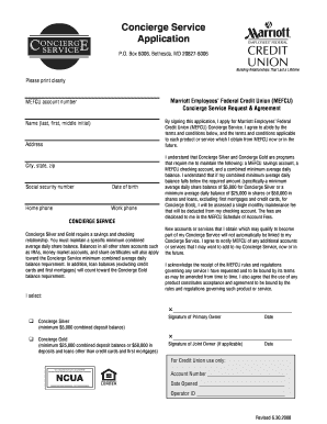 MEFCU Concierge Service Application