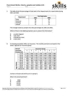 Functional Skills Maths Assessment