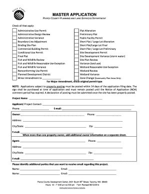Pierce County Land Use Application