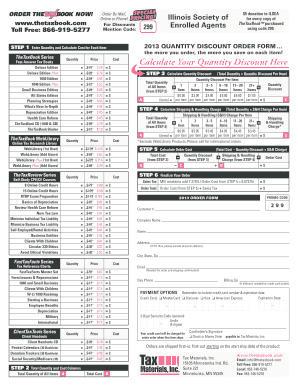 TheTaxBook Order Form