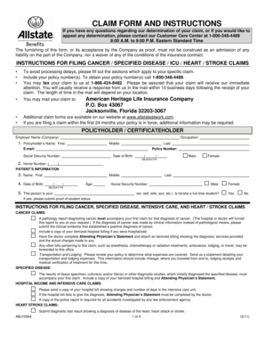 American Heritage Life Insurance Claim Form