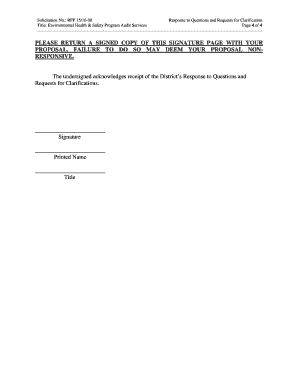 REQUEST FOR PROPOSALS 1516-08 FOR THE PROVISION OF