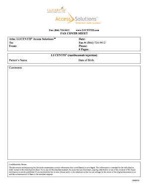 Fax Cover Sheet