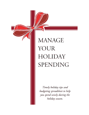 Expense sheet template - Manage Your Holiday Spending - Students