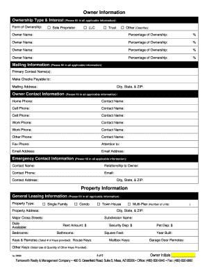 Property Management Lease Agreement