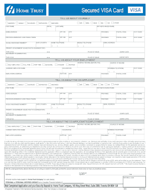 Secured VISA Card Application