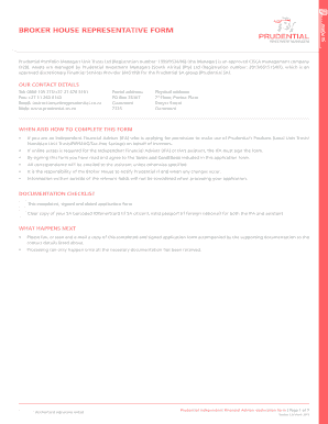 Prudential Independent Financial Adviser Declaration Form