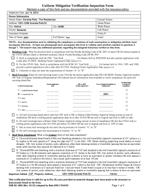 Florida Home Inspection Form