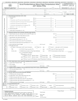 Indonesian VAT Tax Return Form