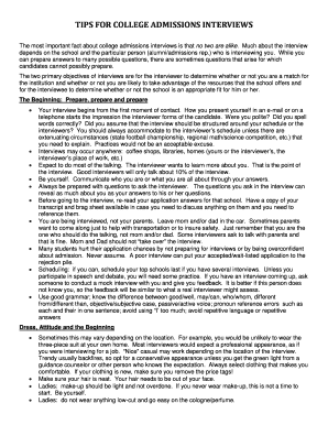 College admissions questions essay