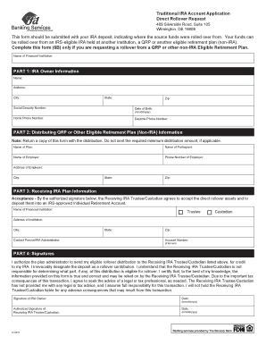 Traditional IRA Direct Rollover Request Form