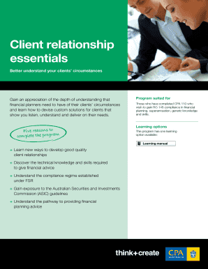 Client Relationship Essentials Program